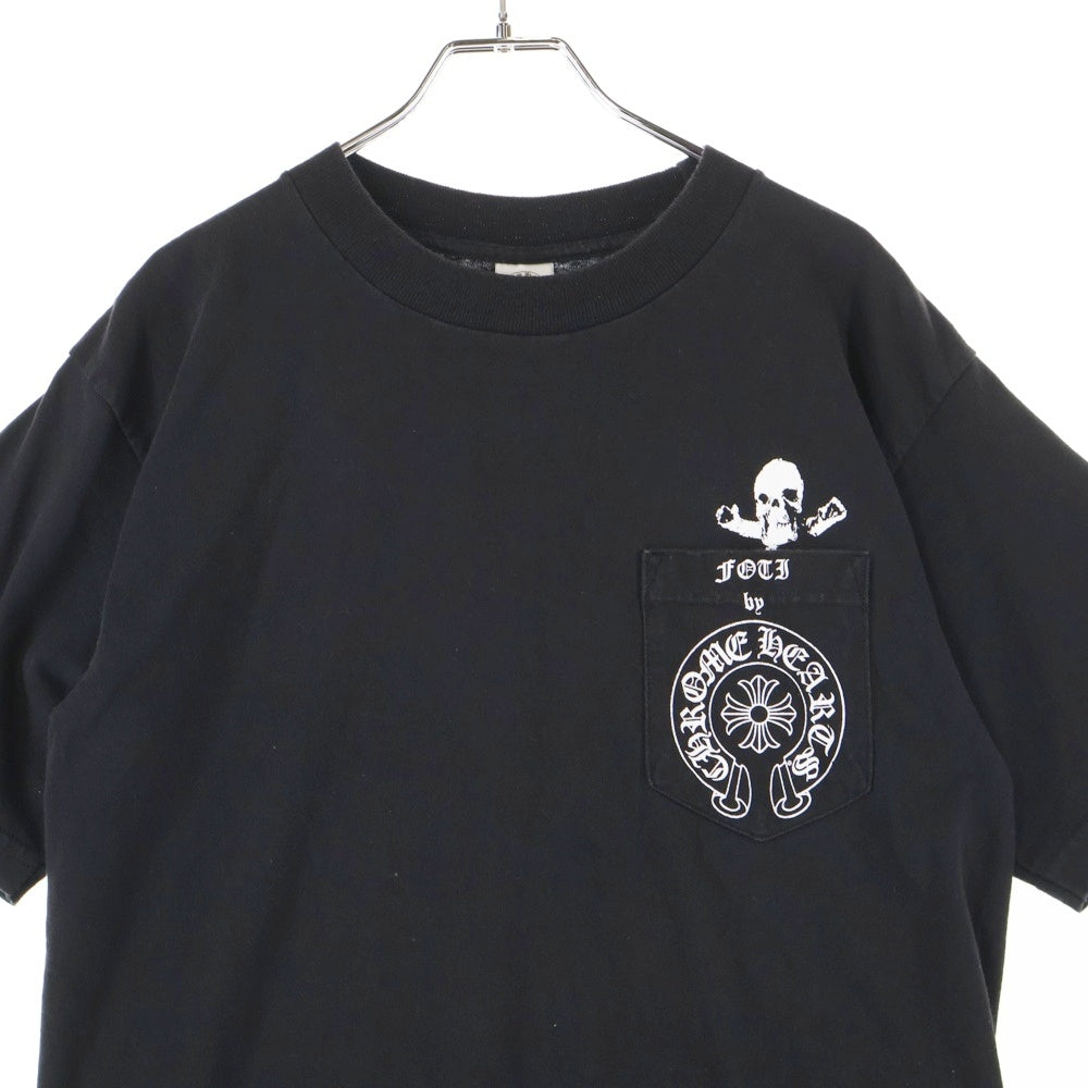 CHROME HEARTS(クロムハーツ) TOKYO FOTI S/S TEE 東京限定 フォティ ロゴ プリント 半袖Tシャツ ブラック