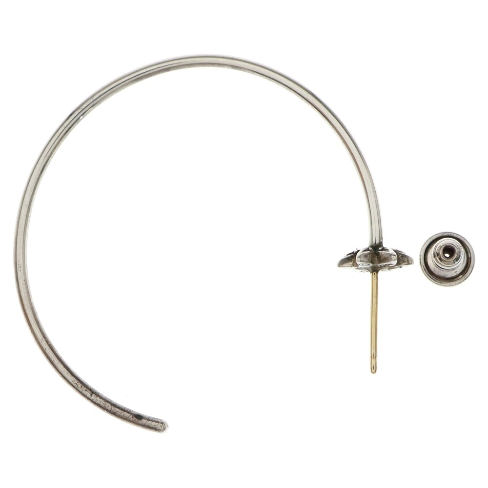 CHROME HEARTS(クロムハーツ) HOOP STAR スター フープ ピアス シルバー