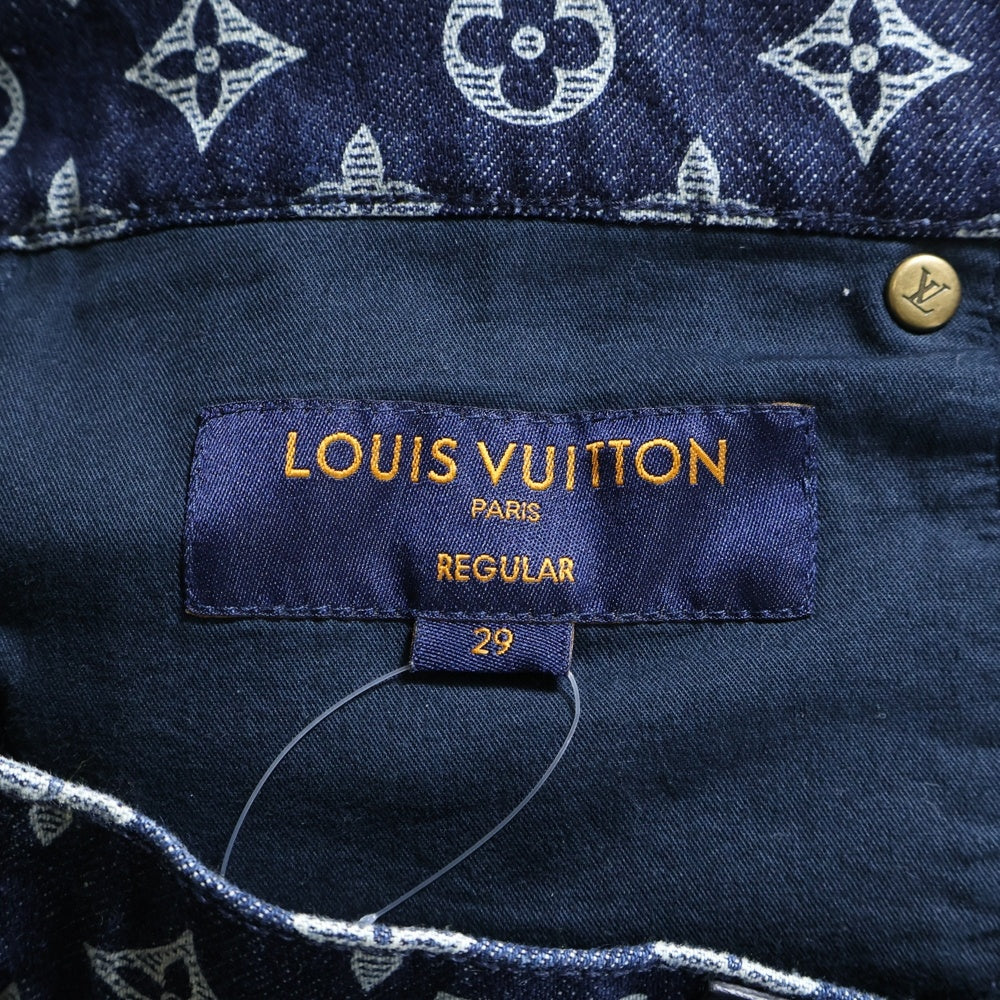 LOUIS VUITTON(ルイヴィトン) 18AW Monogram Regular Jeans RM182M GUO HFD11W モノグラム レギュラージーンズ デニムパンツ インディゴ