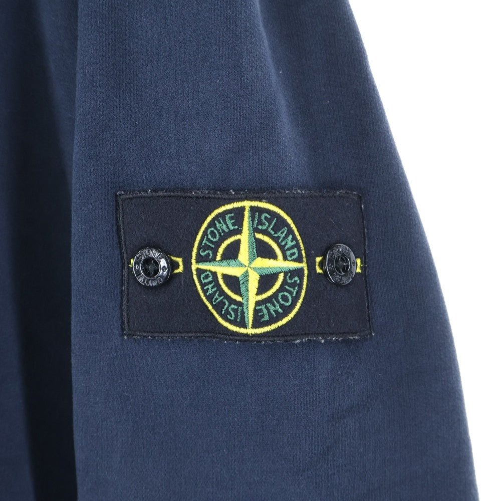 STONE ISLAND(ストーンアイランド) Garment Dyed Sweatshirts 671562720 ガーメントダイ クルーネックスウェットトレーナー ネイビー