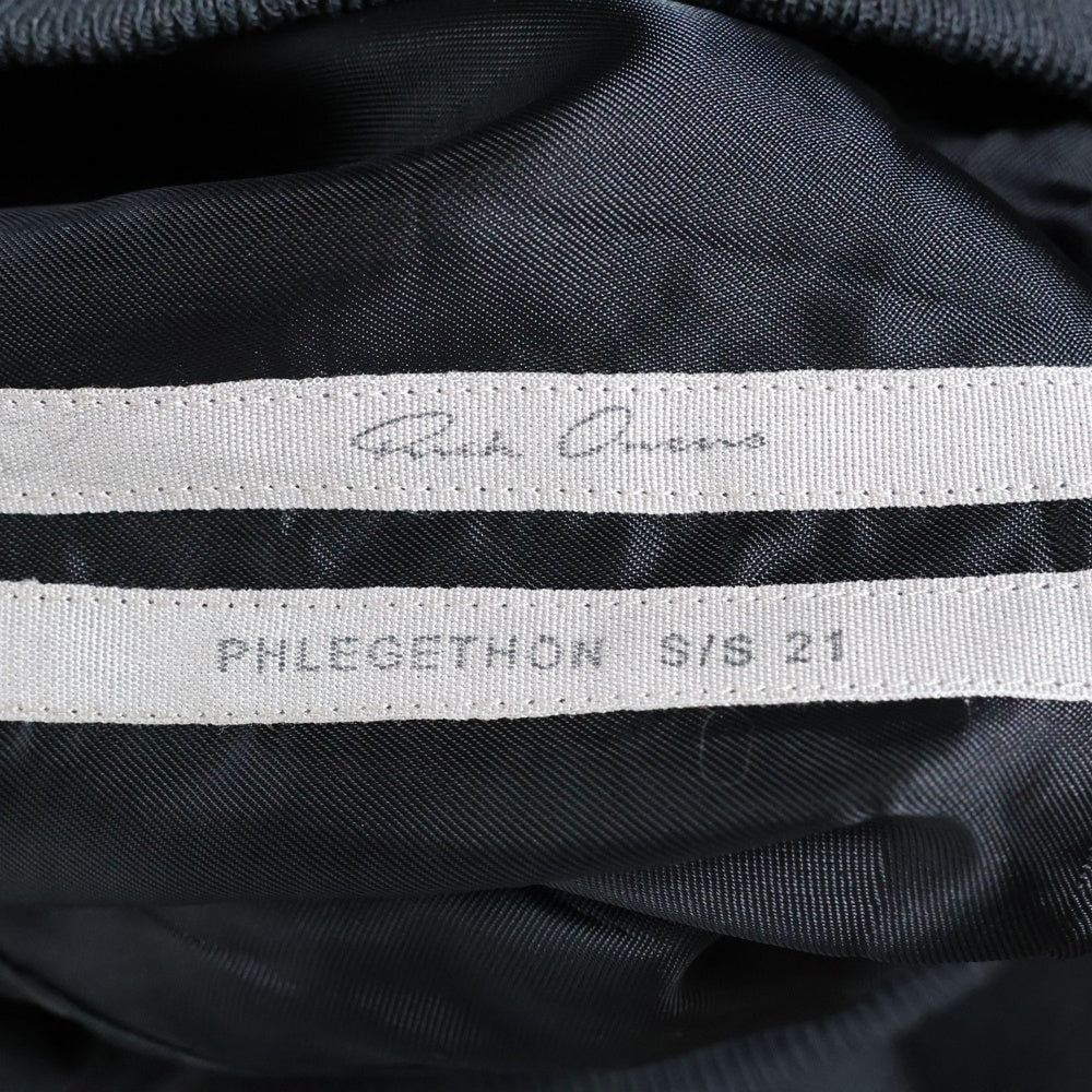Rick Owens(リックオウエンス) Regular Flight Jacket RU21S6793-TR レギュラーフライトジャケット ブラック