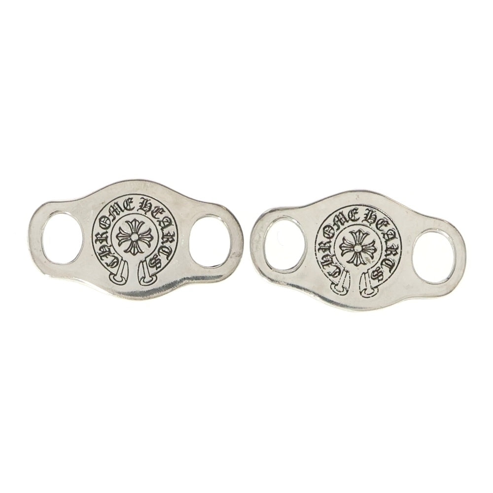 CHROME HEARTS(クロムハーツ) SHOELACE SET V1シューレース 2個セット ホースシュー シューレースストッパー シルバーデュブレ