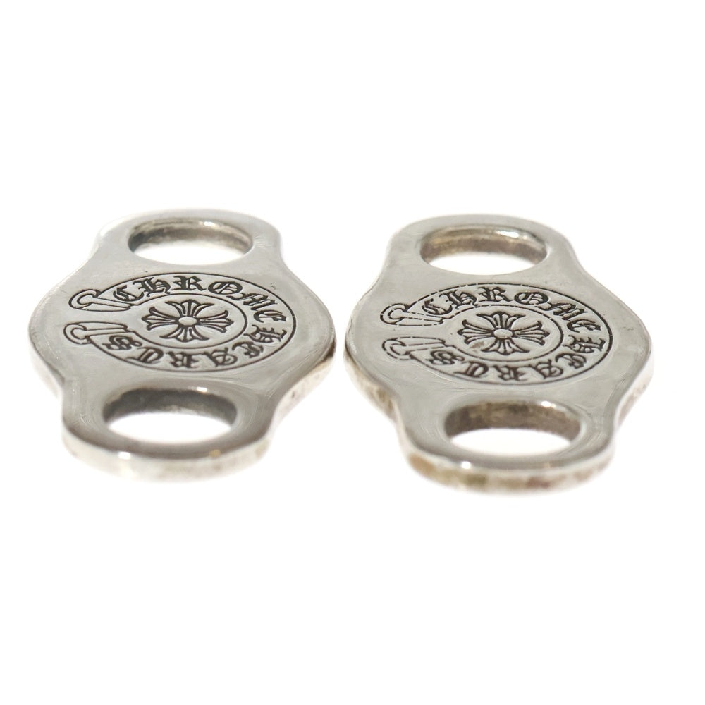 CHROME HEARTS(クロムハーツ) SHOELACE SET V1シューレース 2個セット ホースシュー シューレースストッパー シルバーデュブレ