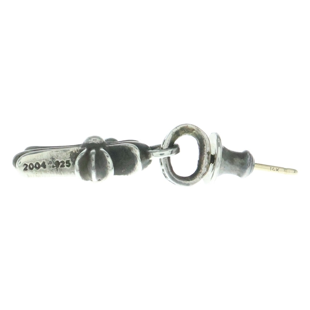 CHROME HEARTS(クロムハーツ) BBY F PPRCHN ベイビーファットクロス ドロップピアス シルバー BCA090