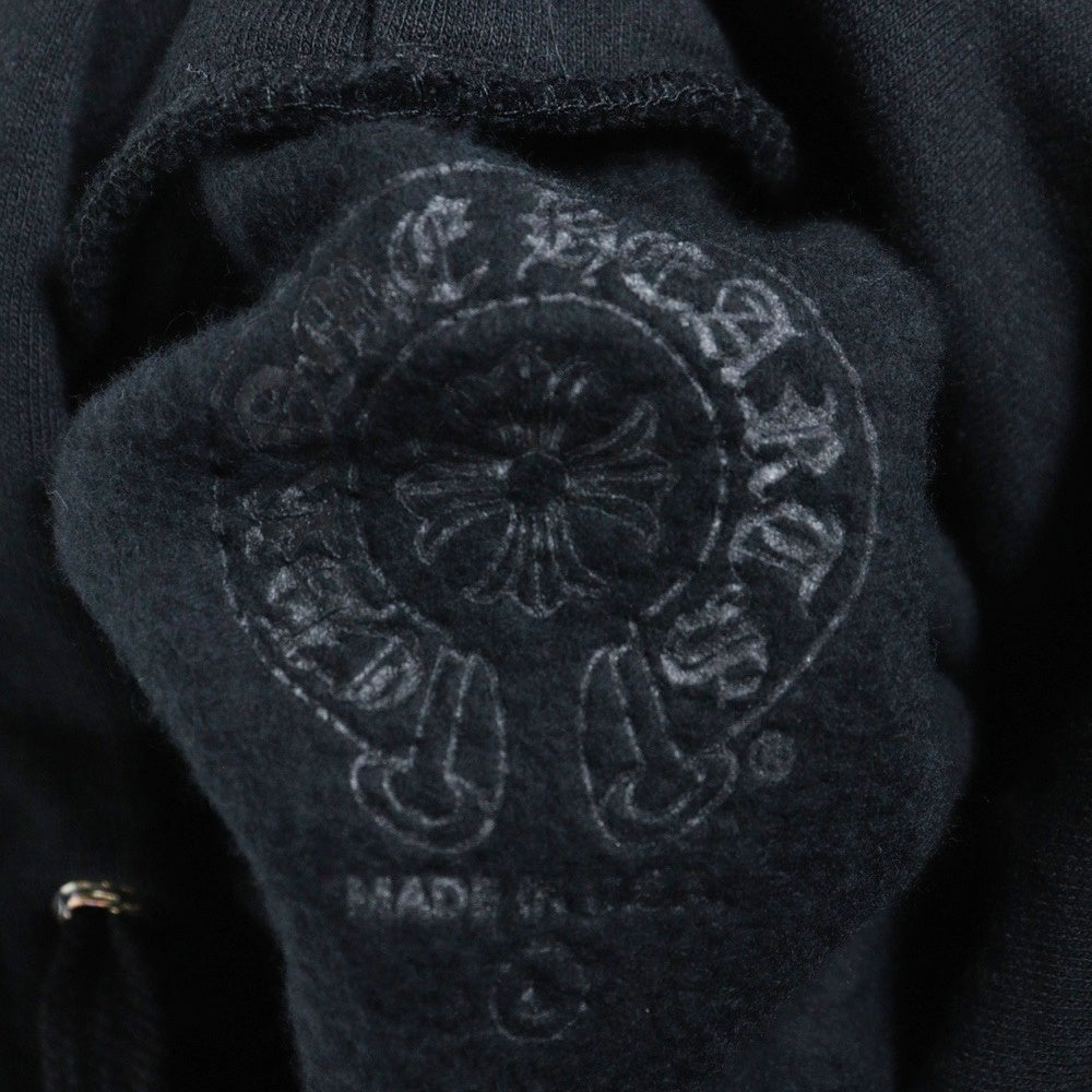CHROME HEARTS(クロムハーツ) SWTSHRT HD PLVR LTD ホノルル限定バックホースシュープリント プルオーバーフーディ パーカー ブラック