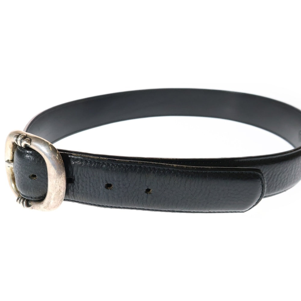CHROME HEARTS(クロムハーツ) BLT GUNSLINGER1.5 ガンスリンガー レザーベルト ブラック/シルバー