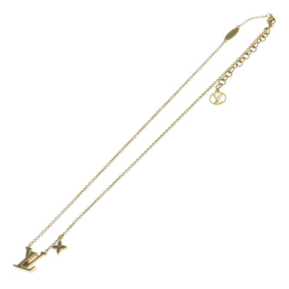 LOUIS VUITTON(ルイヴィトン) ネックレス・LV アイコニック エナメル S00 M02146 ネックレス ゴールド レディース