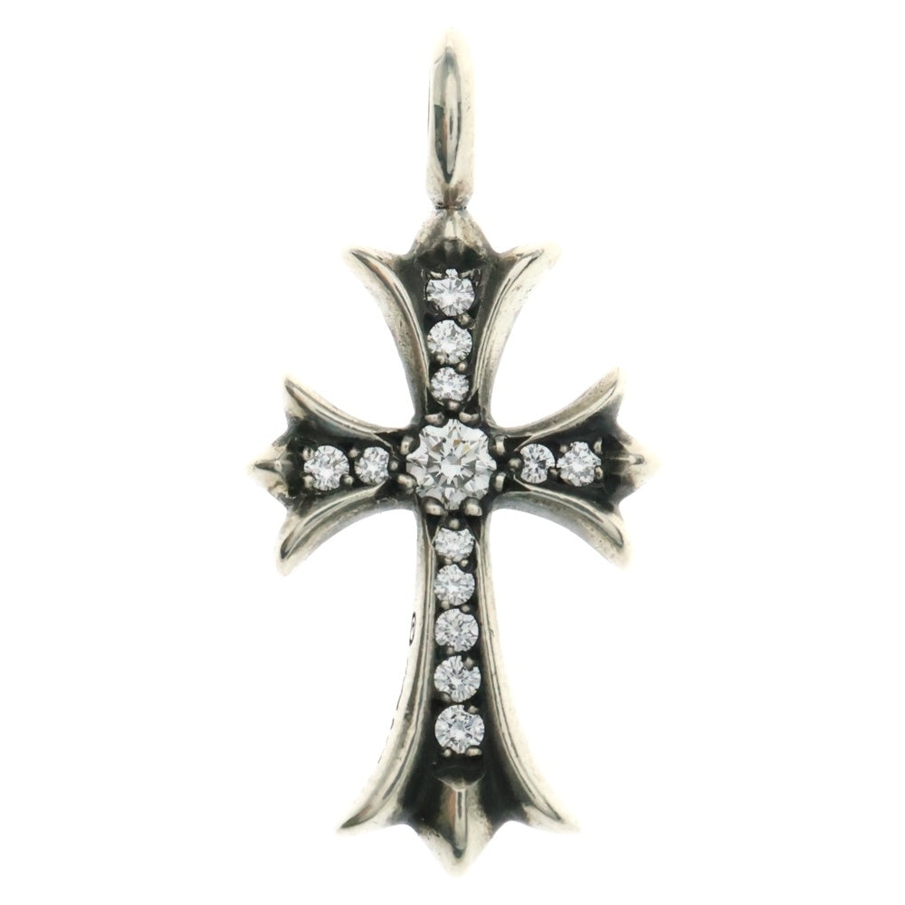 CHROME HEARTS(クロムハーツ) TNY CRSF P/DIA オールドタイニーファットクロス PAVEダイヤ ペンダントトップ シルバー BCA323