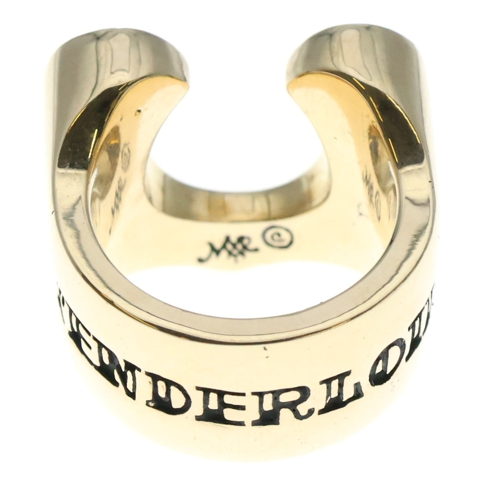 TENDERLOIN(テンダーロイン) T-H.SRING GOLD/STONE 8K ダイヤ ホースシューリング 指輪 ゴールド