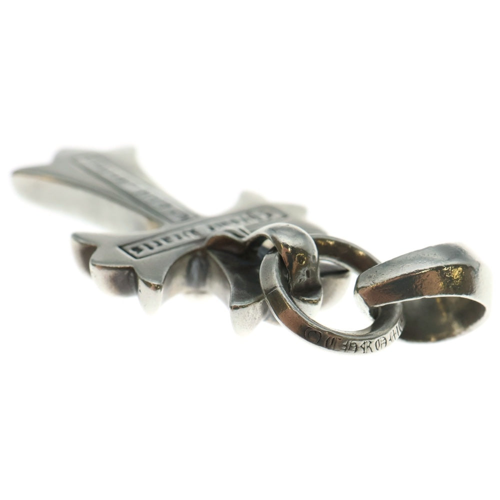 CHROME HEARTS(クロムハーツ) CH CRS SML W/BALE Wベイル スモールCHクロス ペンダントトップ シルバー BCA218