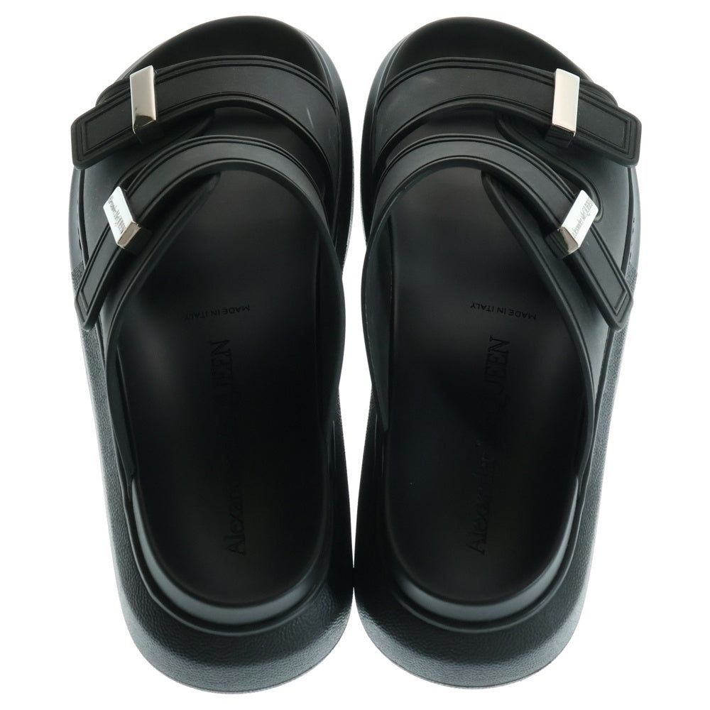 Alexander McQueen(アレキサンダーマックイーン) ハイブリッドスライドサンダル ブラック 663563