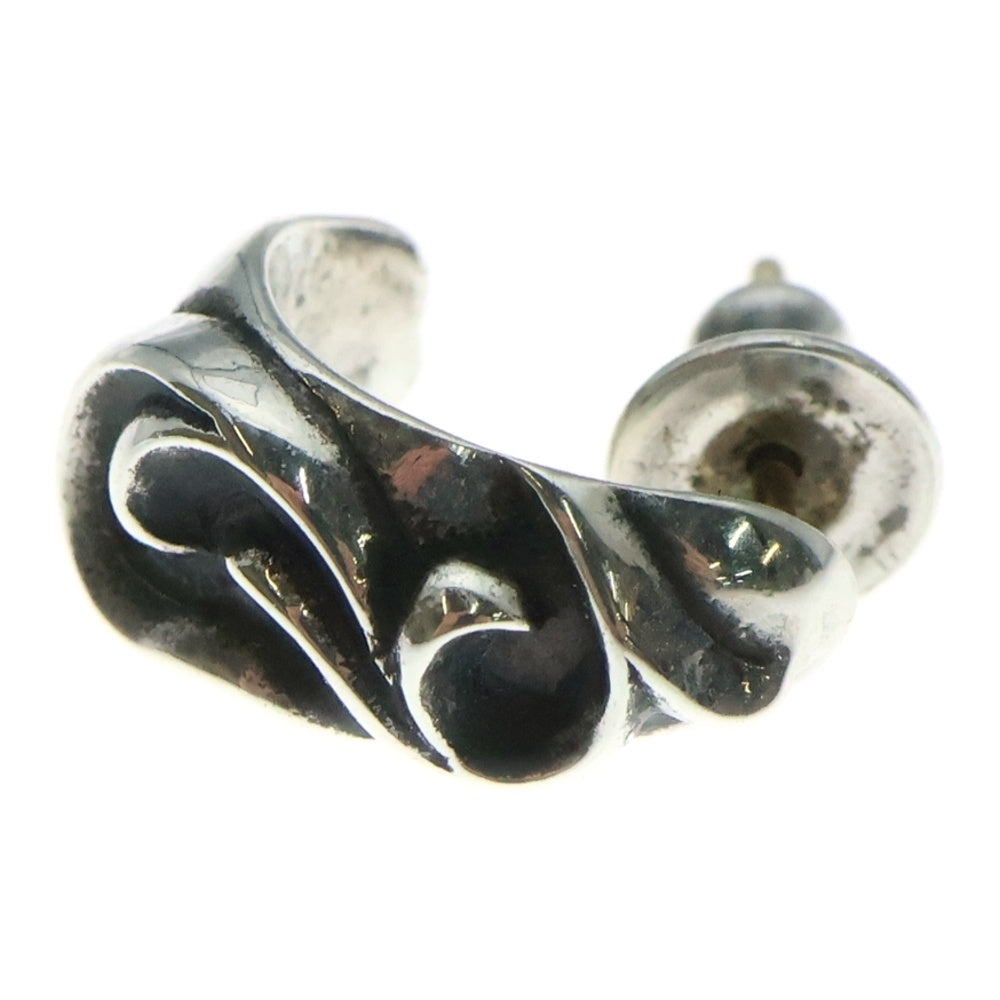 CHROME HEARTS(クロムハーツ) CARVED TEARDROP カーブドティアドロップ ピアス シルバー BCA091