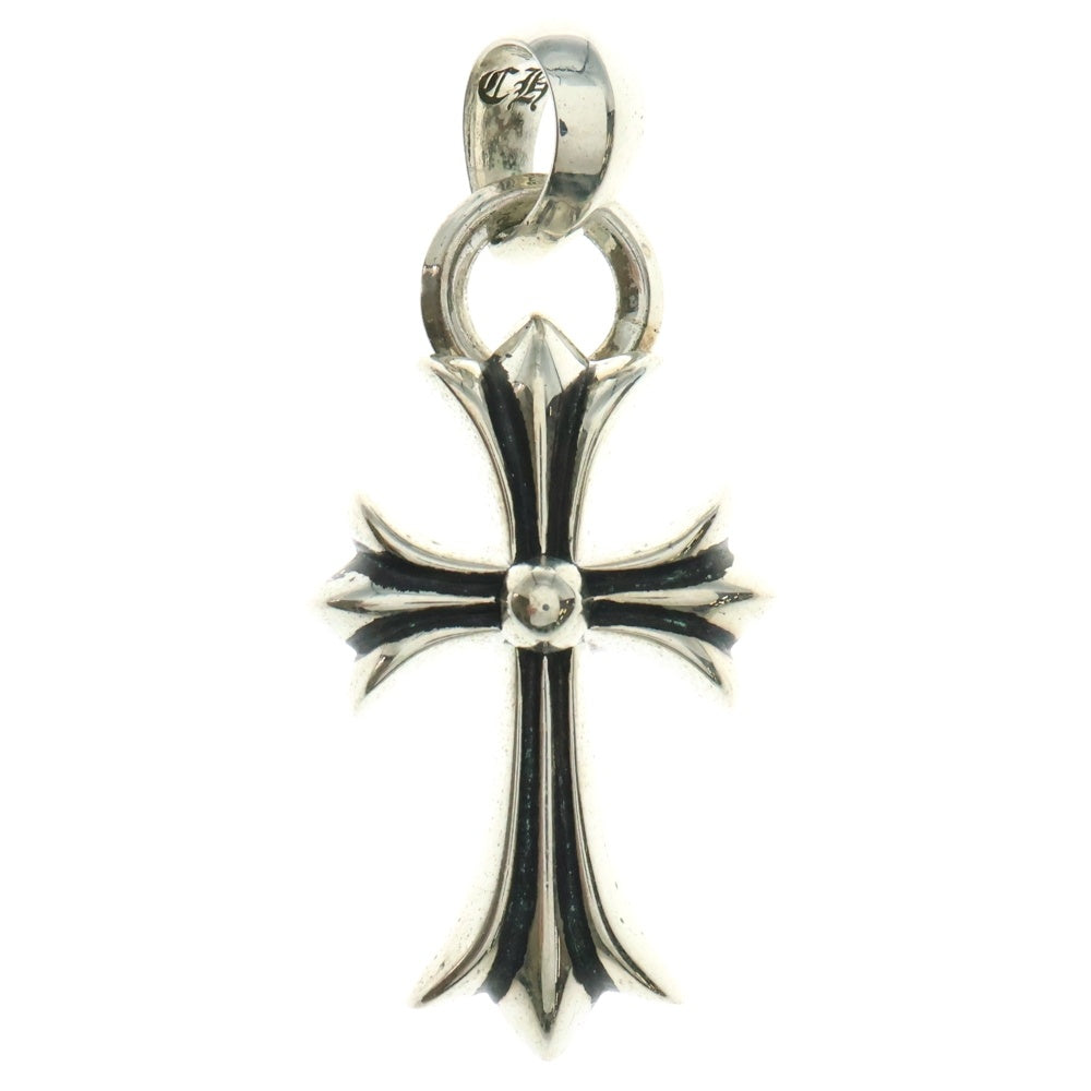 CHROME HEARTS(クロムハーツ) CH CRS SML W/BALE Wベイル スモールCHクロス ペンダントトップ シルバー BCA218