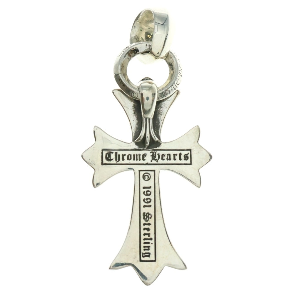 CHROME HEARTS(クロムハーツ) CH CRS SML W/BALE Wベイル スモールCHクロス ペンダントトップ シルバー BCA218