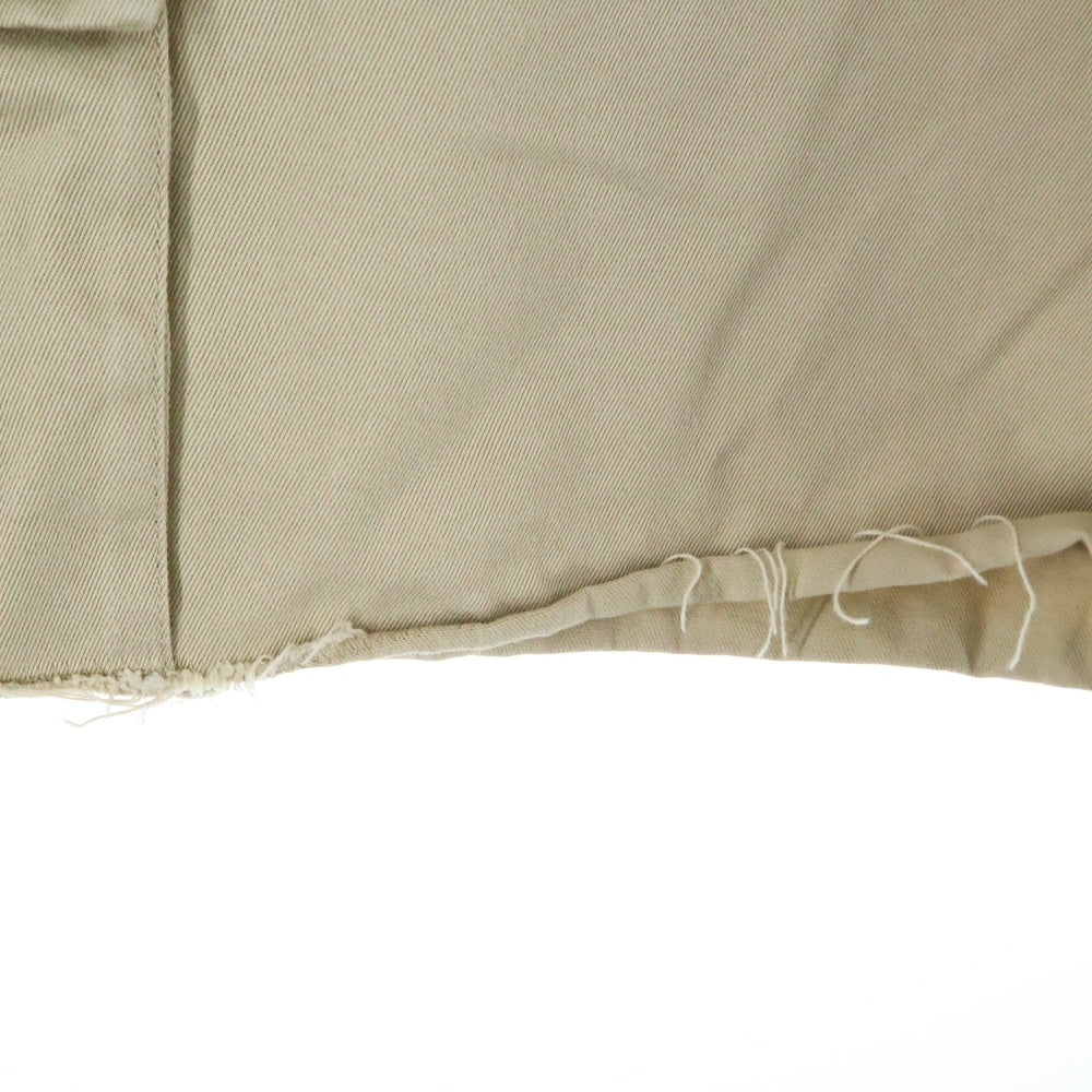 miumiu(ミュウミュウ) ロゴ チノ バミューダ コットンパンツMP1648 1UPX F0065