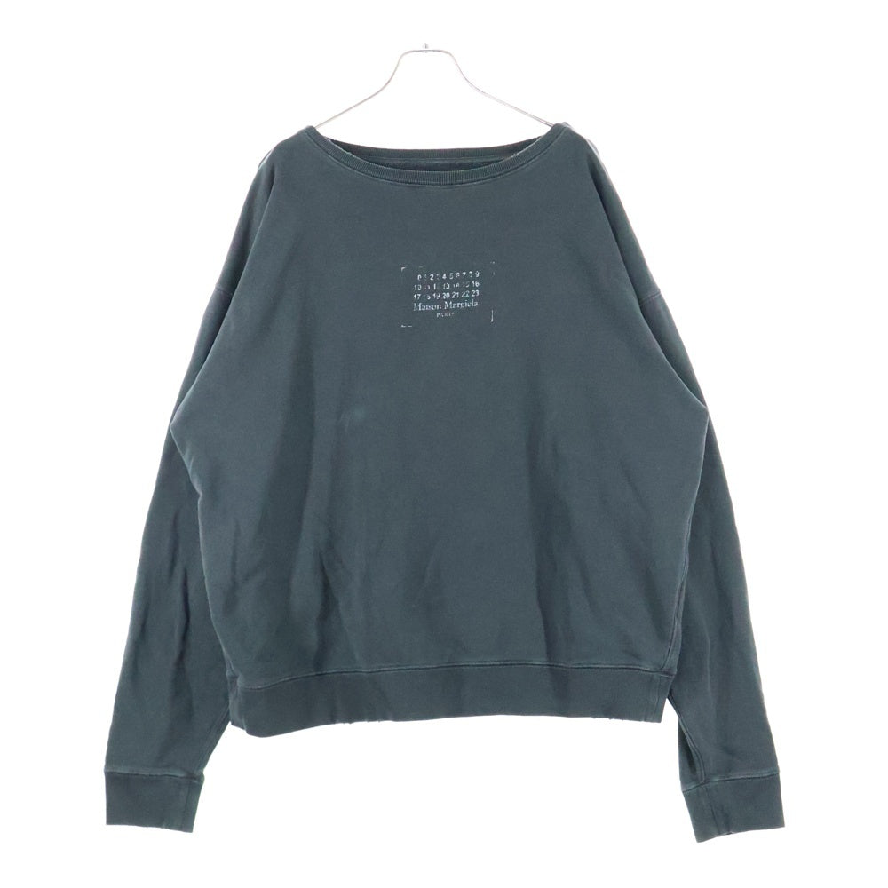 Maison Margiela 0(メゾンマルジェラ) 25SS STAMP LOGO SWEATSHIRT スタンプ ロゴ スウェットシャツ