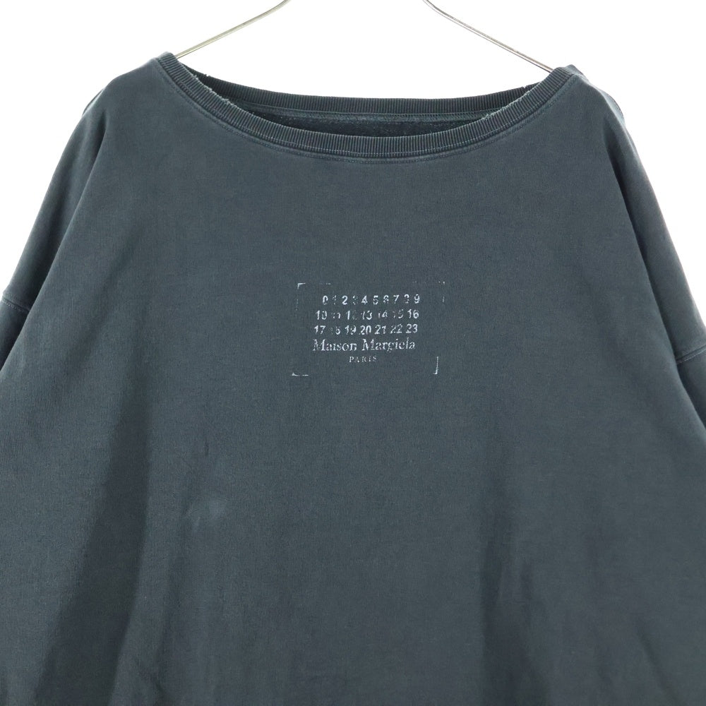 Maison Margiela 0(メゾンマルジェラ) 25SS STAMP LOGO SWEATSHIRT スタンプ ロゴ スウェットシャツ