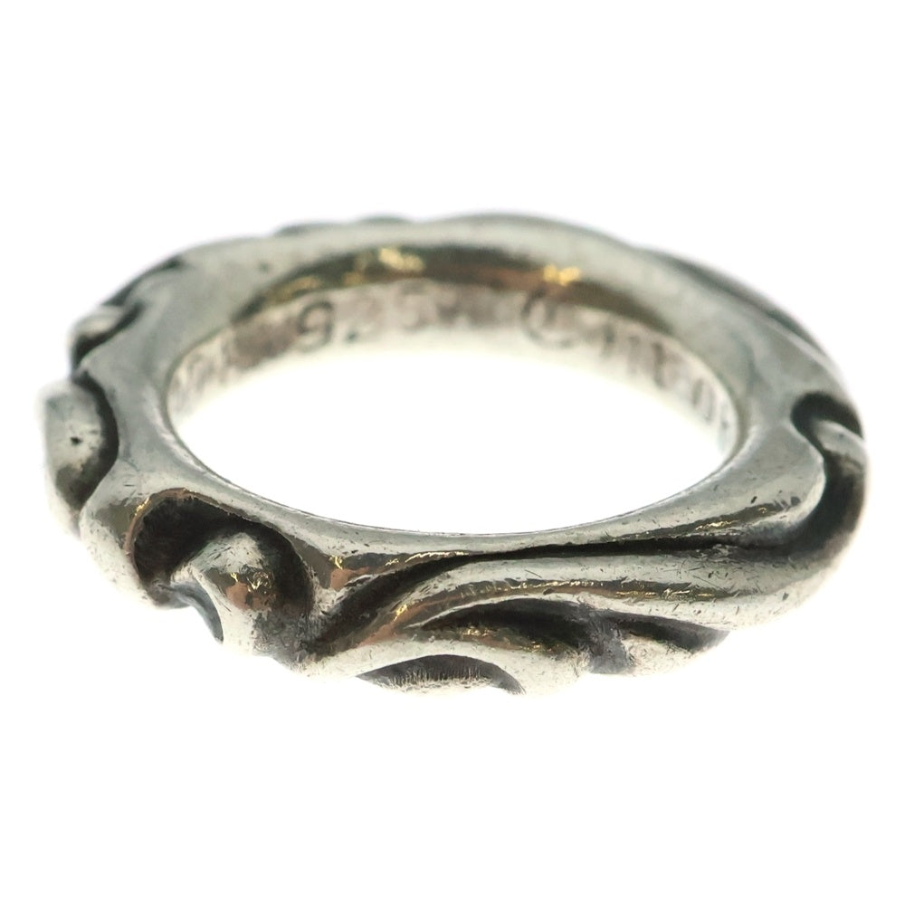 CHROME HEARTS(クロムハーツ) SCRL BAND スクロールバンド リング シルバー BCA351