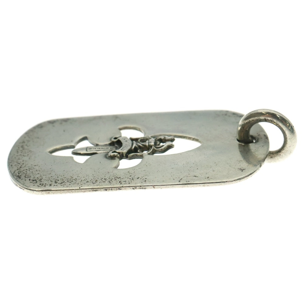CHROME HEARTS(クロムハーツ) D TAG SML FLE DAG フレアダガードッグタグ スモールドッグタグ ネックレストップ シルバー