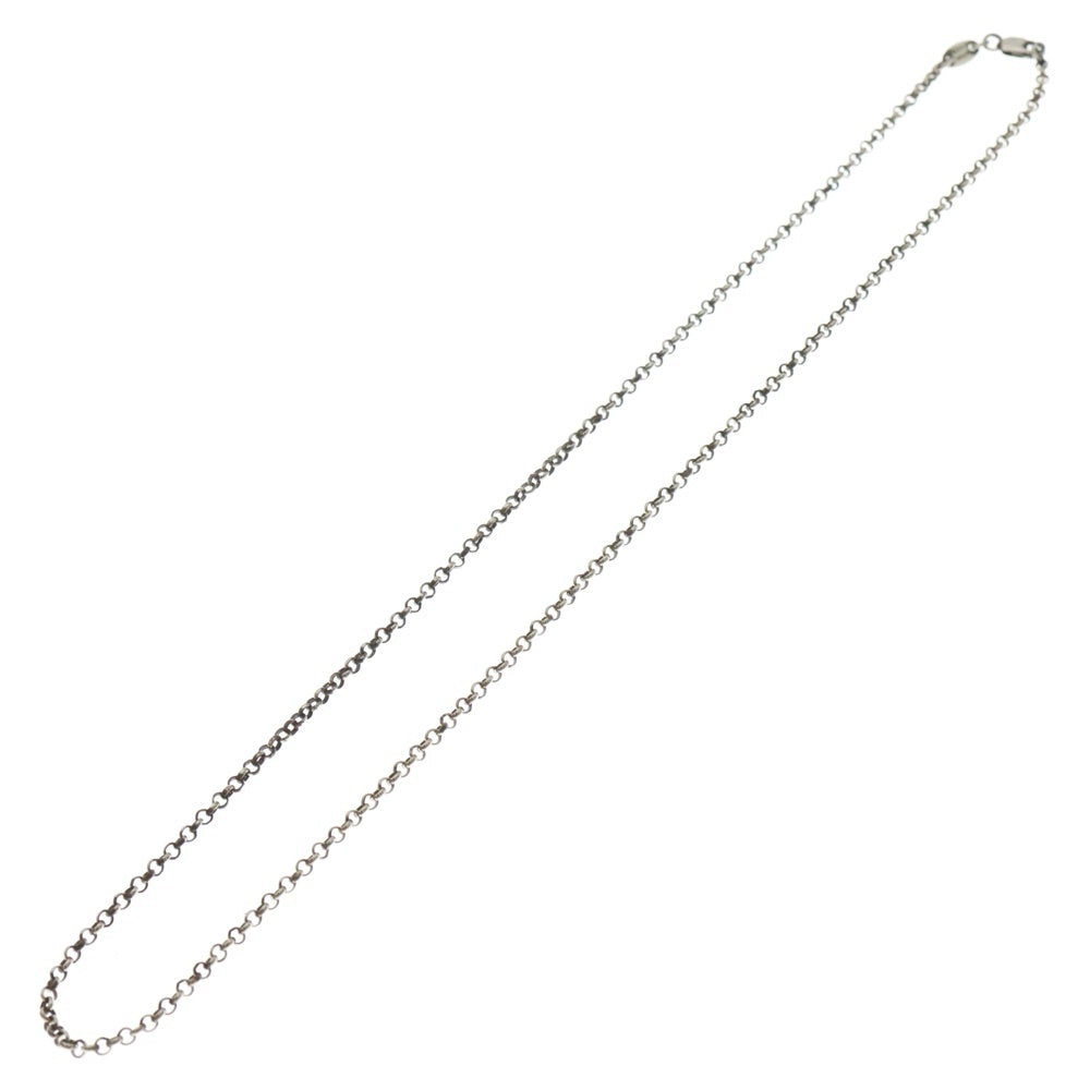 CHROME HEARTS(クロムハーツ) NECKCHAIN R18 ロールチェーンネックレス 18inch シルバー BCA083