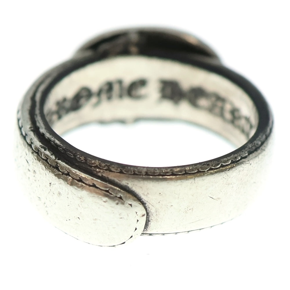 CHROME HEARTS(クロムハーツ) クラシックオーバルクロス ベルテッドオーバルリング バックルベルトモチーフ シルバー