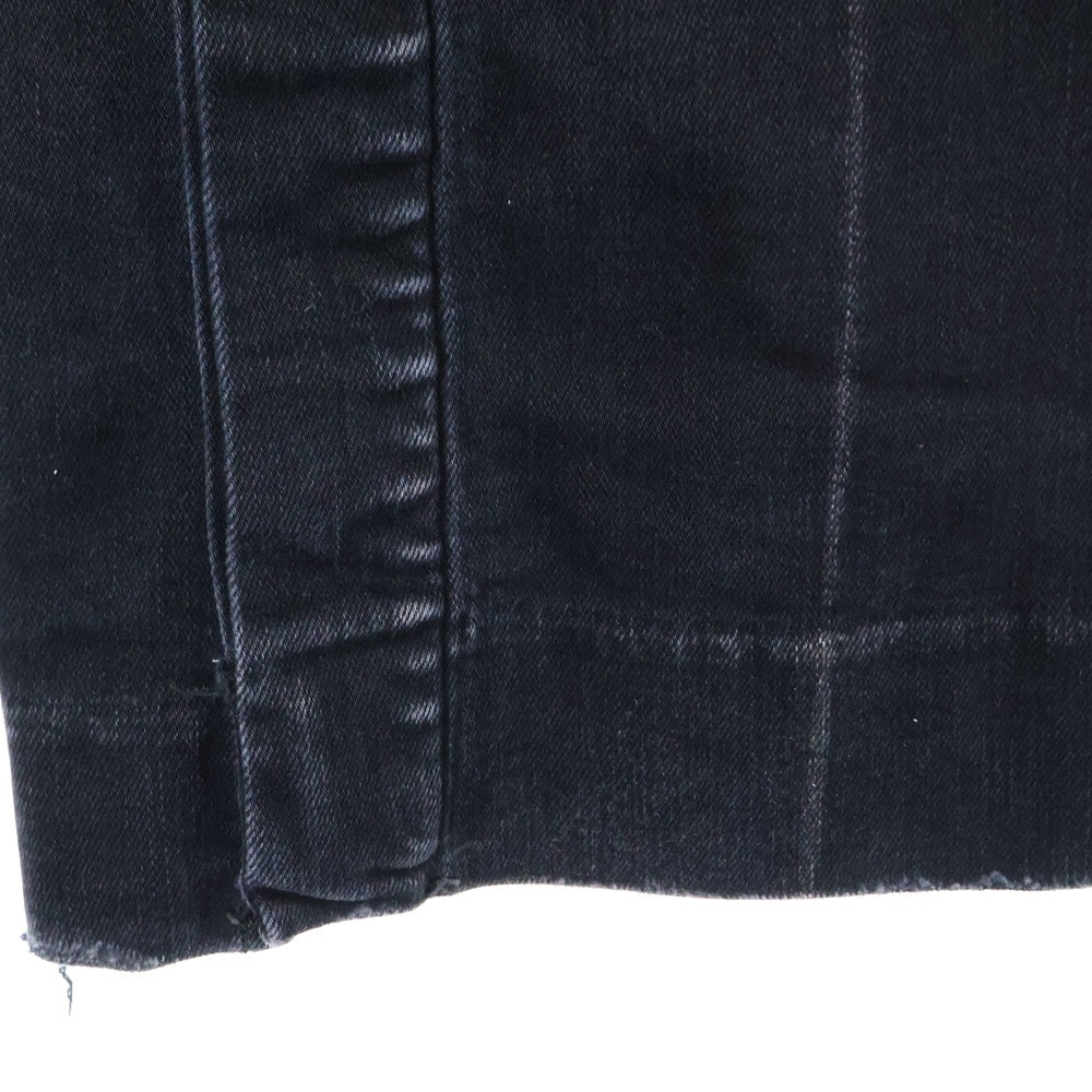 AMIRI(アミリ) クラッシュ加工スキニーデニムパンツ ジーンズ ブラック RN150712