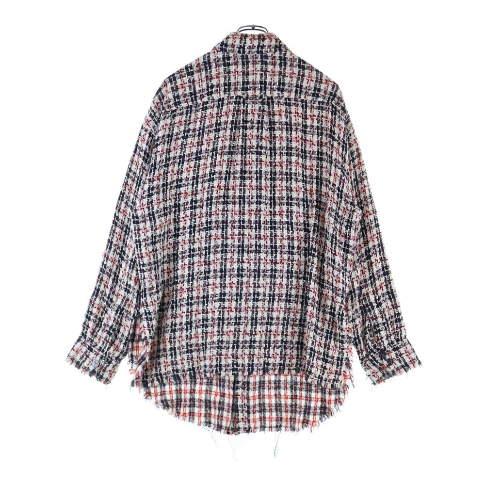 FAITH CONNEXION(フェイスコネクション) フリンジオンブレチェックシャツ X1819T00021