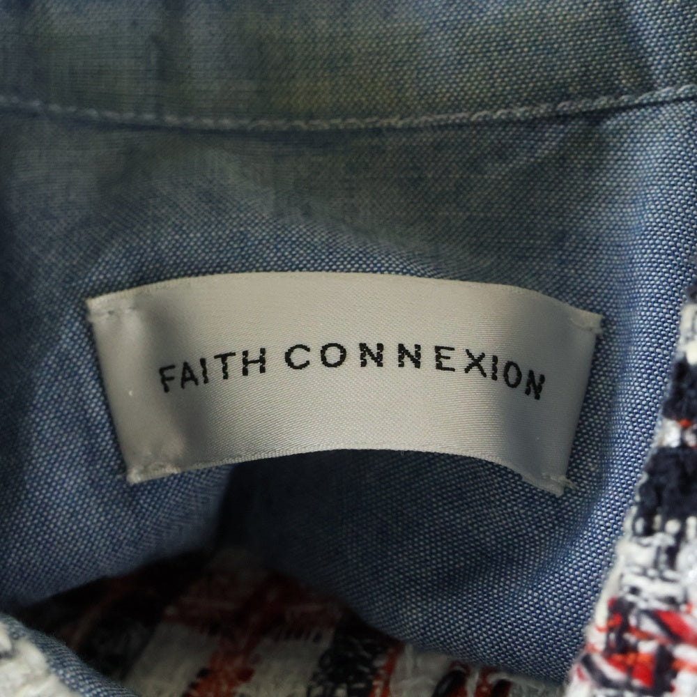 FAITH CONNEXION(フェイスコネクション) フリンジオンブレチェックシャツ X1819T00021