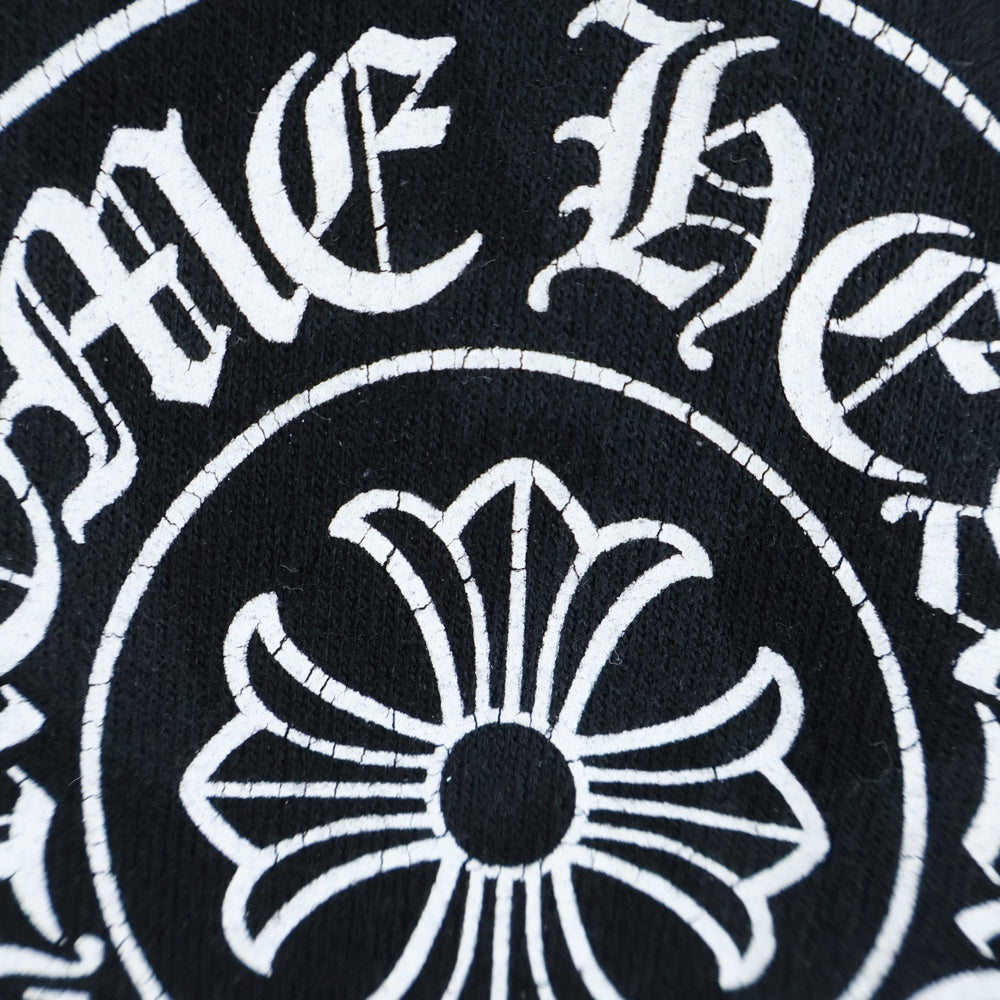 CHROME HEARTS(クロムハーツ) SWTSHRT PLV セメタリークロス総柄プリントプルオーバーパーカー ブラック