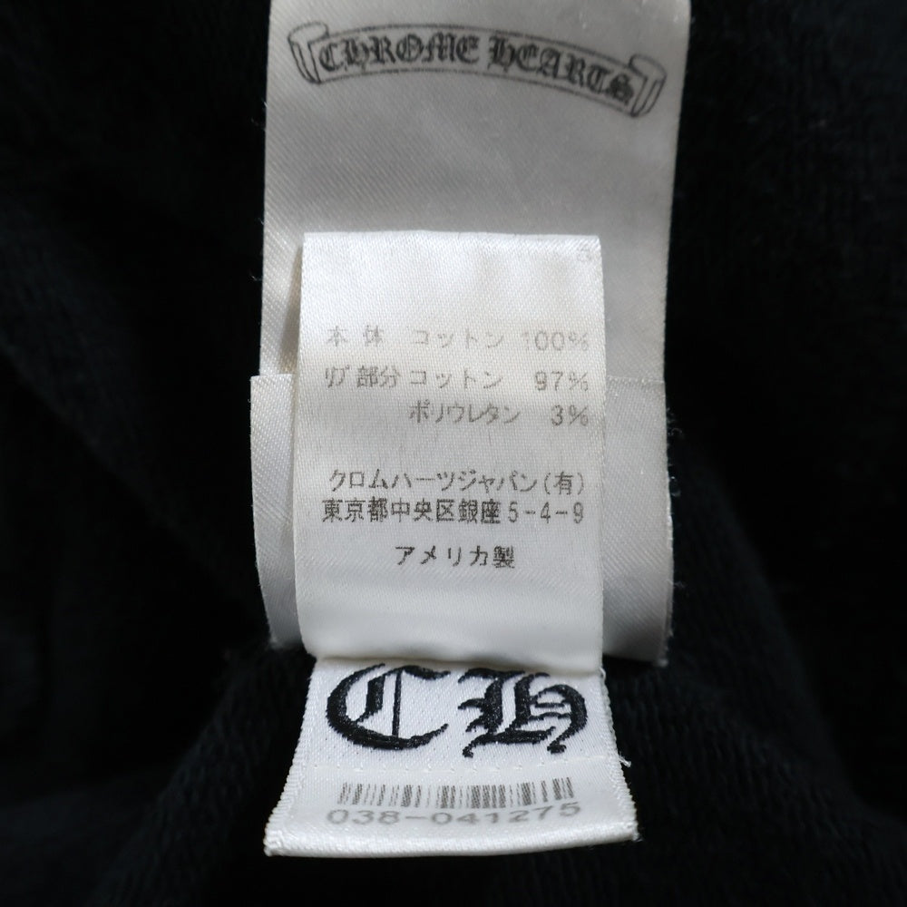 CHROME HEARTS(クロムハーツ) SWTSHRT PLV セメタリークロス総柄プリントプルオーバーパーカー ブラック