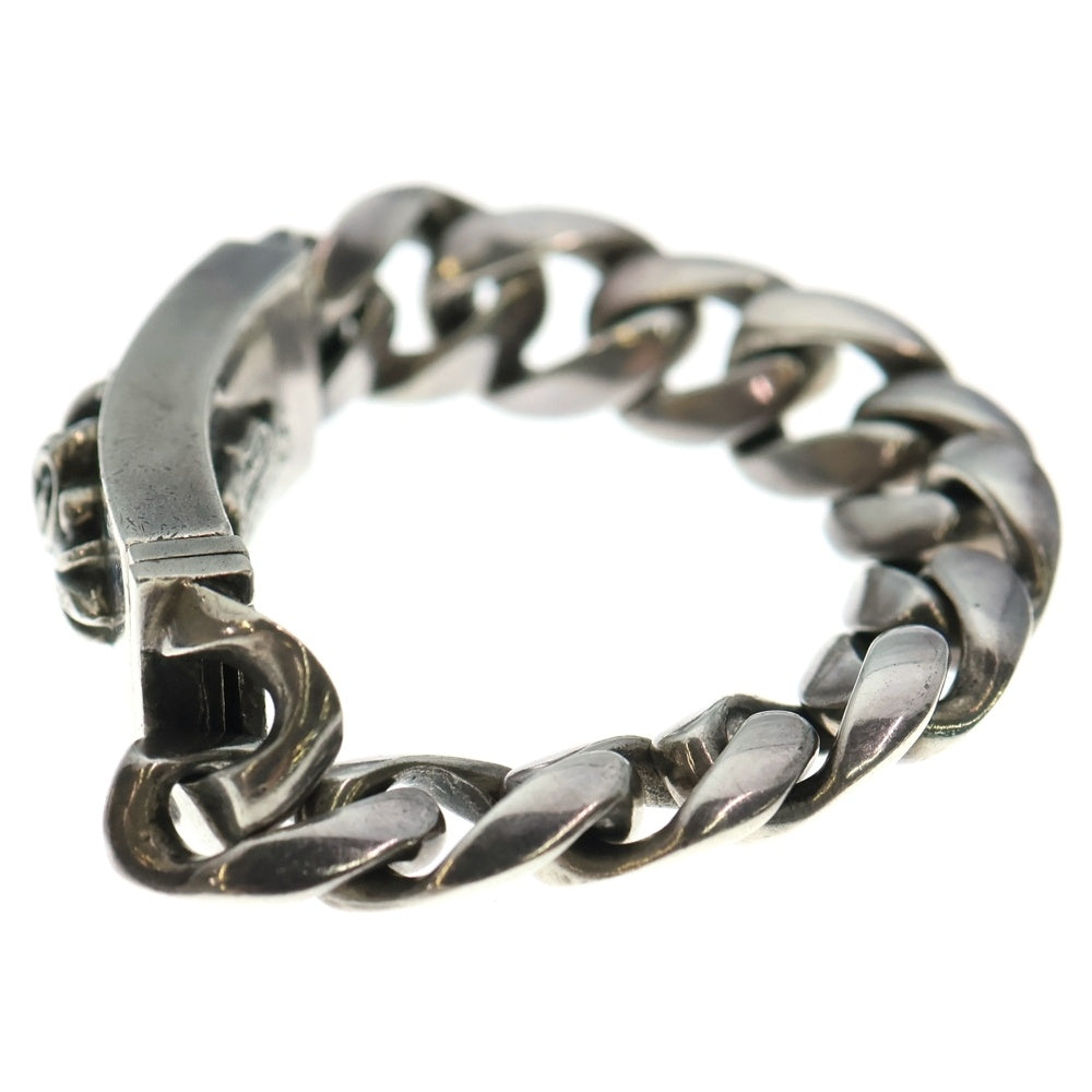CHROME HEARTS(クロムハーツ) ID FLRL HEART/フローラルハートIDクラシックリンク シルバーブレスレット 11LINK シルバー
