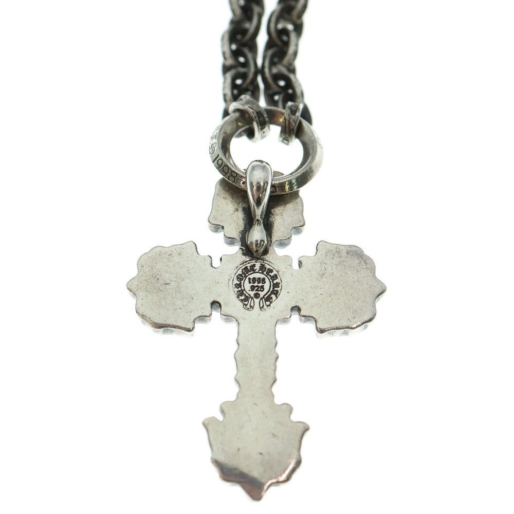 CHROME HEARTS(クロムハーツ) FILIG CROSS XS W PAPER CHAIN フィリグリークロスネックレス シルバー