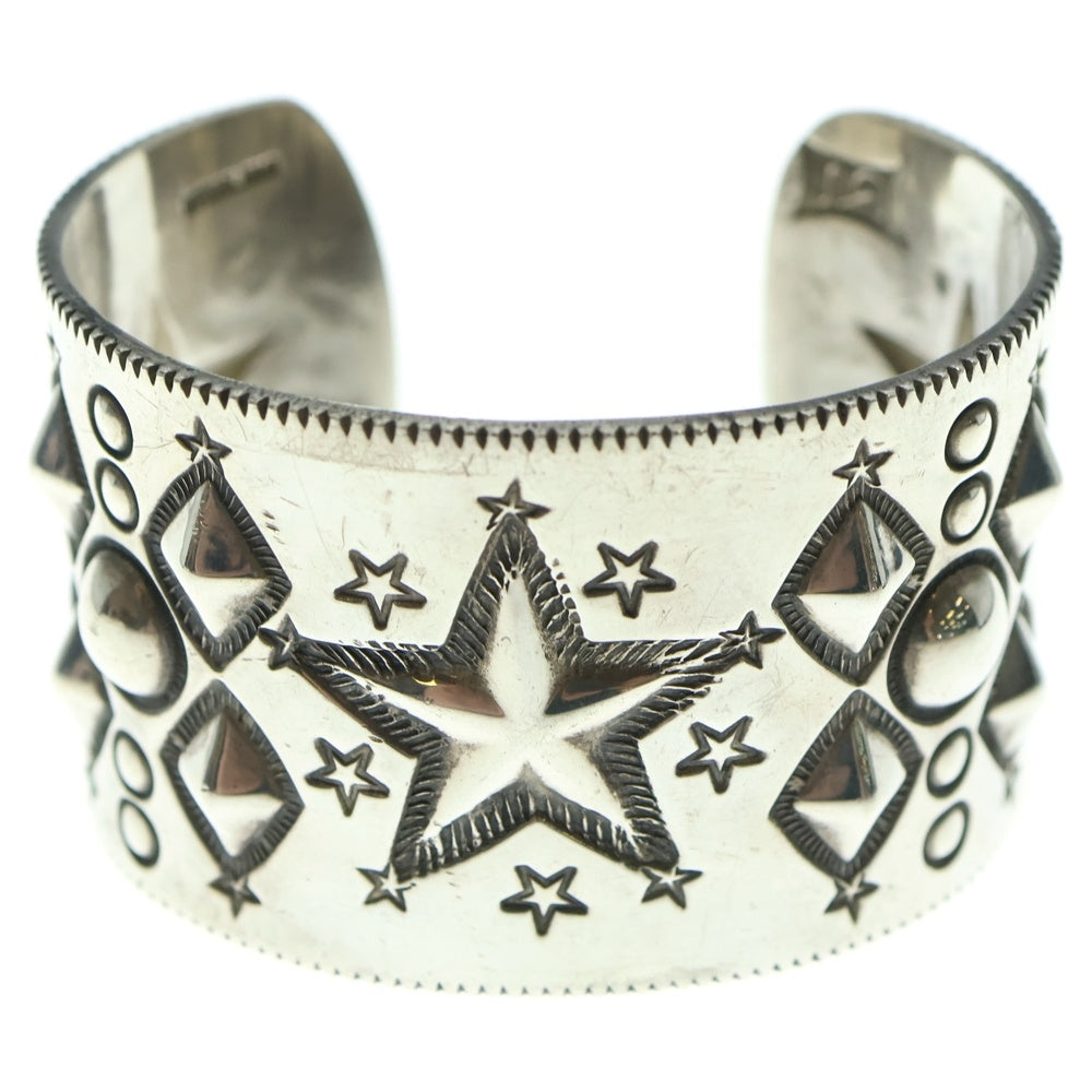 CODY SANDERSON(コディーサンダーソン) Multi Motif Star Repo マルチマチーフ スターレポ シルバー バングル ブレスレット