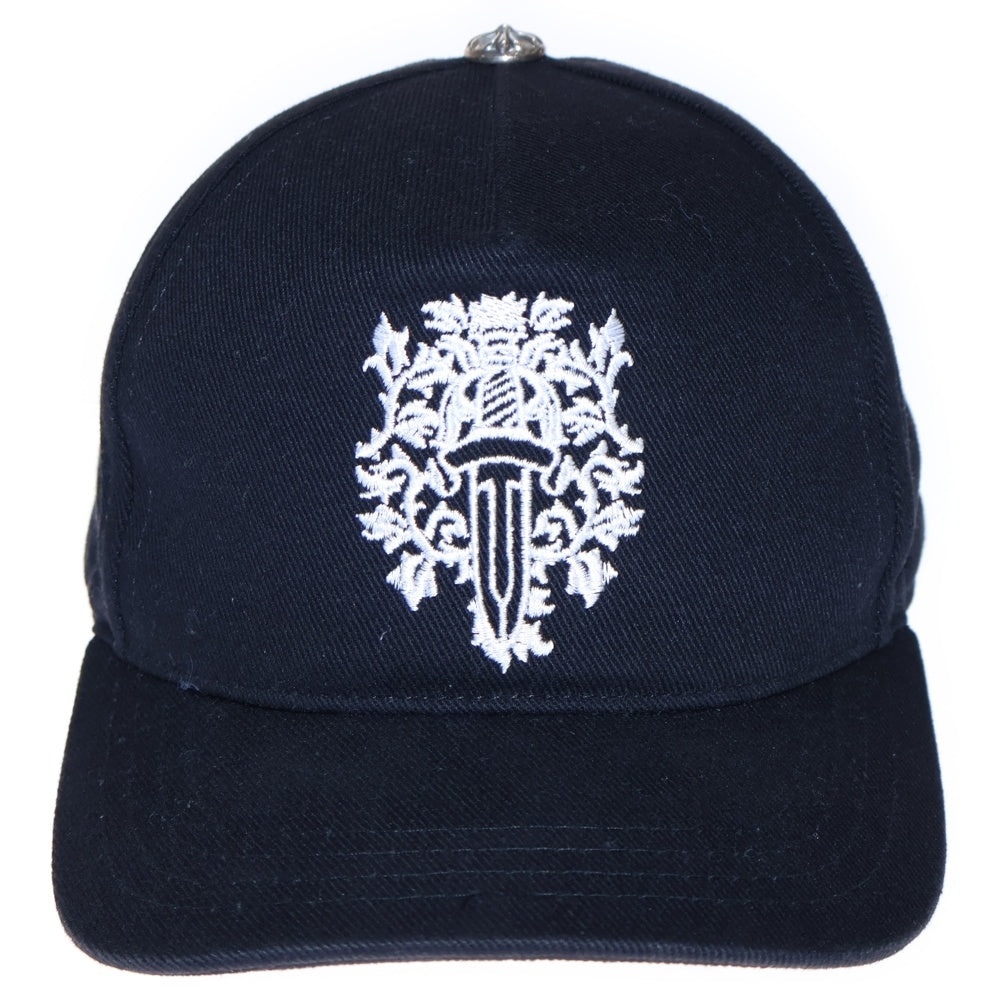 CHROME HEARTS(クロムハーツ) BASEBALL TRUCKER ベースボール トラッカーキャップ ダガー刺繍 帽子 ブラック