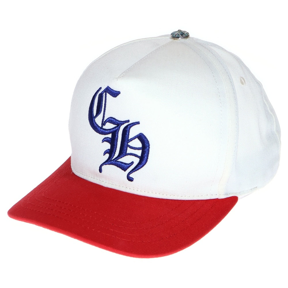 CHROME HEARTS(クロムハーツ) CH BASEBALL Trucker Cap トラッカーキャップ ベースボールキャップ 帽子 ホワイト/レッド