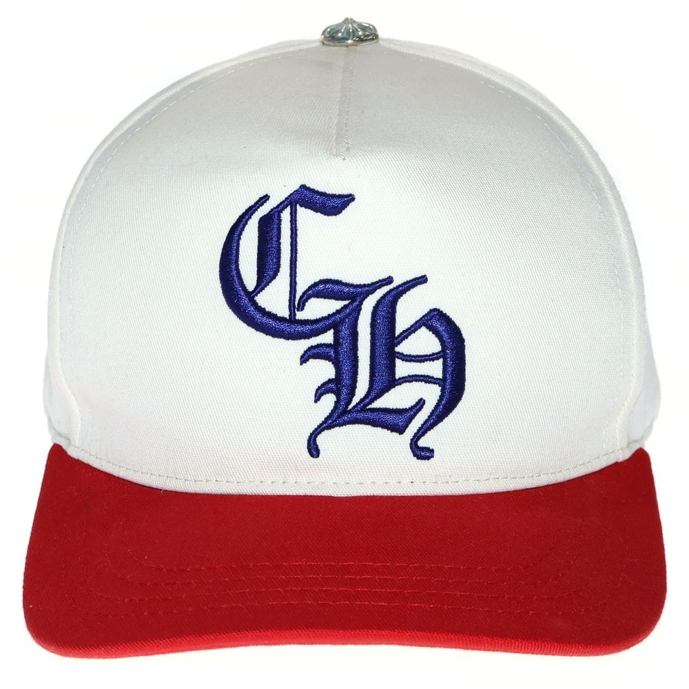 CHROME HEARTS(クロムハーツ) CH BASEBALL Trucker Cap トラッカーキャップ ベースボールキャップ 帽子 ホワイト/レッド