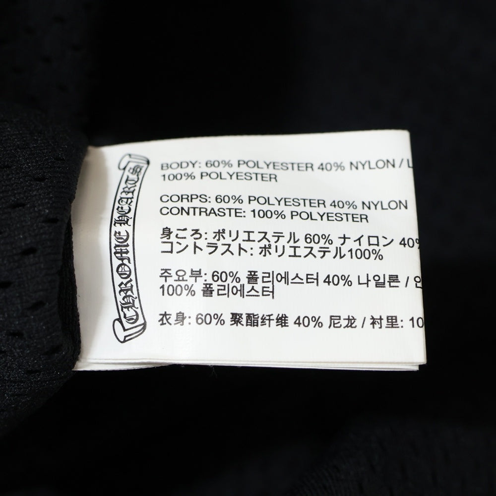 CHROME HEARTS(クロムハーツ) RIGGINS FBRC 英字プリントナイロンコーチジャケット ブルゾン ブラック