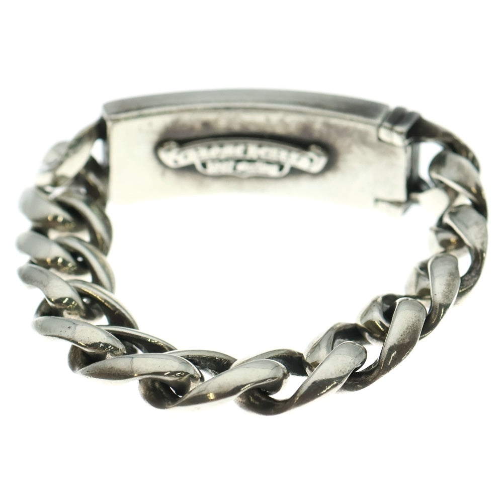CHROME HEARTS(クロムハーツ) ID FLORAL CRS フローラルクロスIDクラシックリンク ブレスレット 11LINK シルバー BCA164