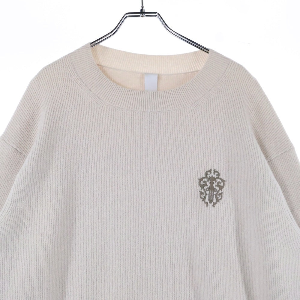 CHROME HEARTS(クロムハーツ) SWTR REGULATOR HD ダガー刺繍カシミアニットパーカー