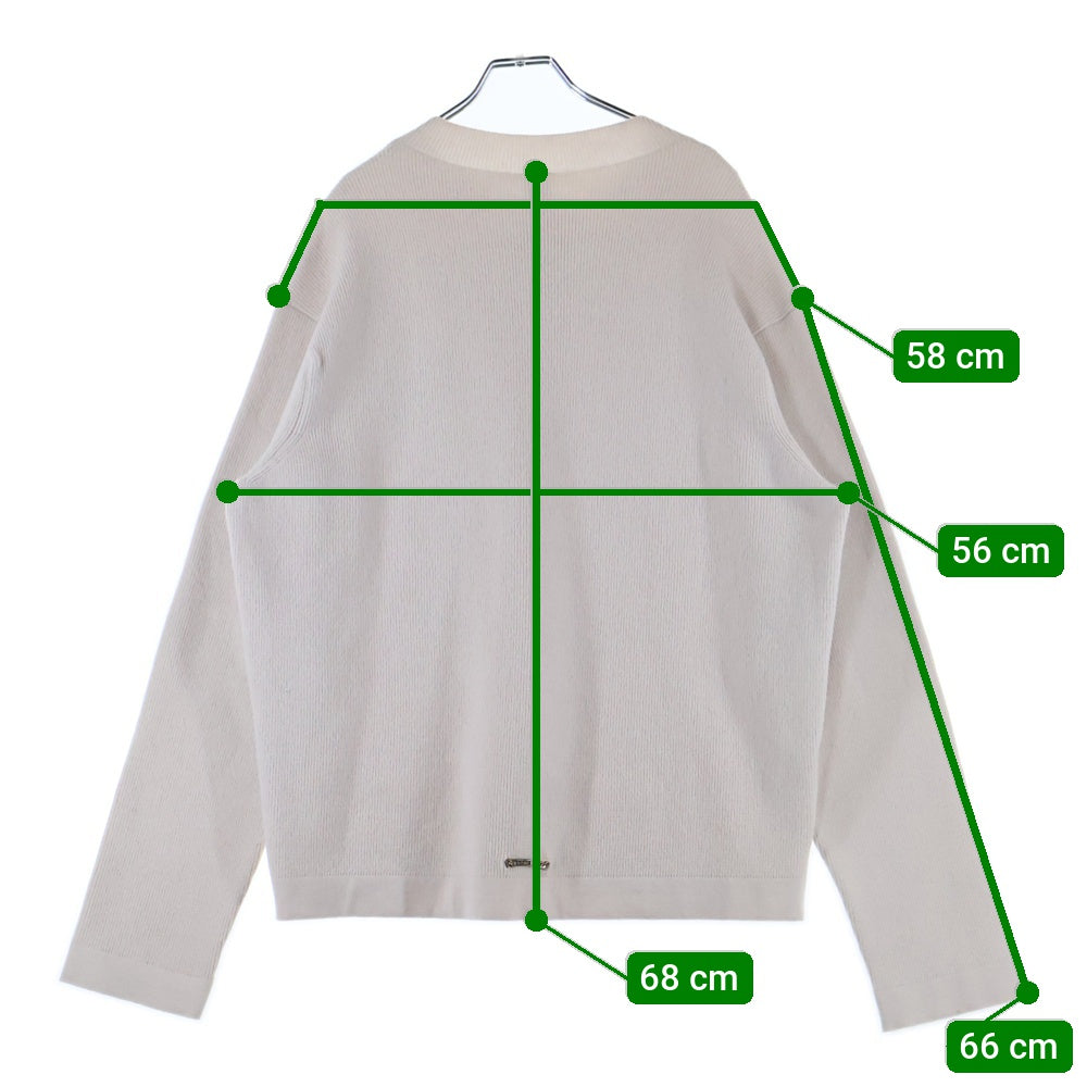 CHROME HEARTS(クロムハーツ) SWTR REGULATOR HD ダガー刺繍カシミアニットパーカー