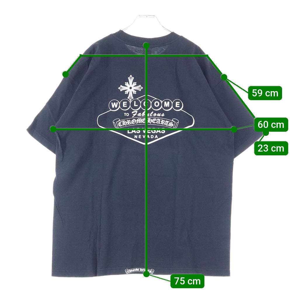 CHROME HEARTS(クロムハーツ) OLD LAS VEGAS S/S Tee ラスベガス限定 半袖Tシャツ カットソー ブラック