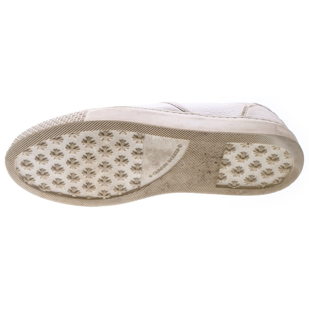 CHROME HEARTS(クロムハーツ) SLIP ON スリッポン CHプラス レザーパッチ ダガー ローカットスニーカー ホワイト