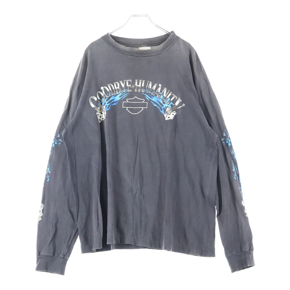 SAINT MICHAEL(セントマイケル) 25AW BTFL BASTARS 長袖Tシャツ カットソー ブラック SM-YS1-0000-013