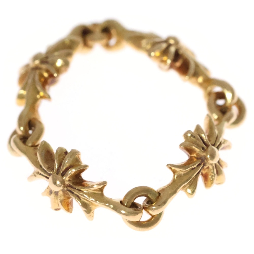 CHROME HEARTS(クロムハーツ) 22K RING TNY E CH PLS タイニーE CHプラスリング ゴールド