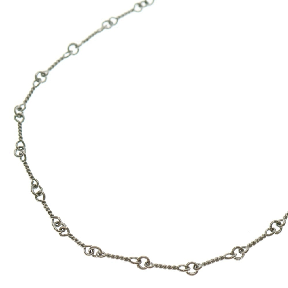 CHROME HEARTS(クロムハーツ) 18KWG NECKCHAIN T20 ツイストチェーンネックレス 20inch ホワイトゴールド BCA003