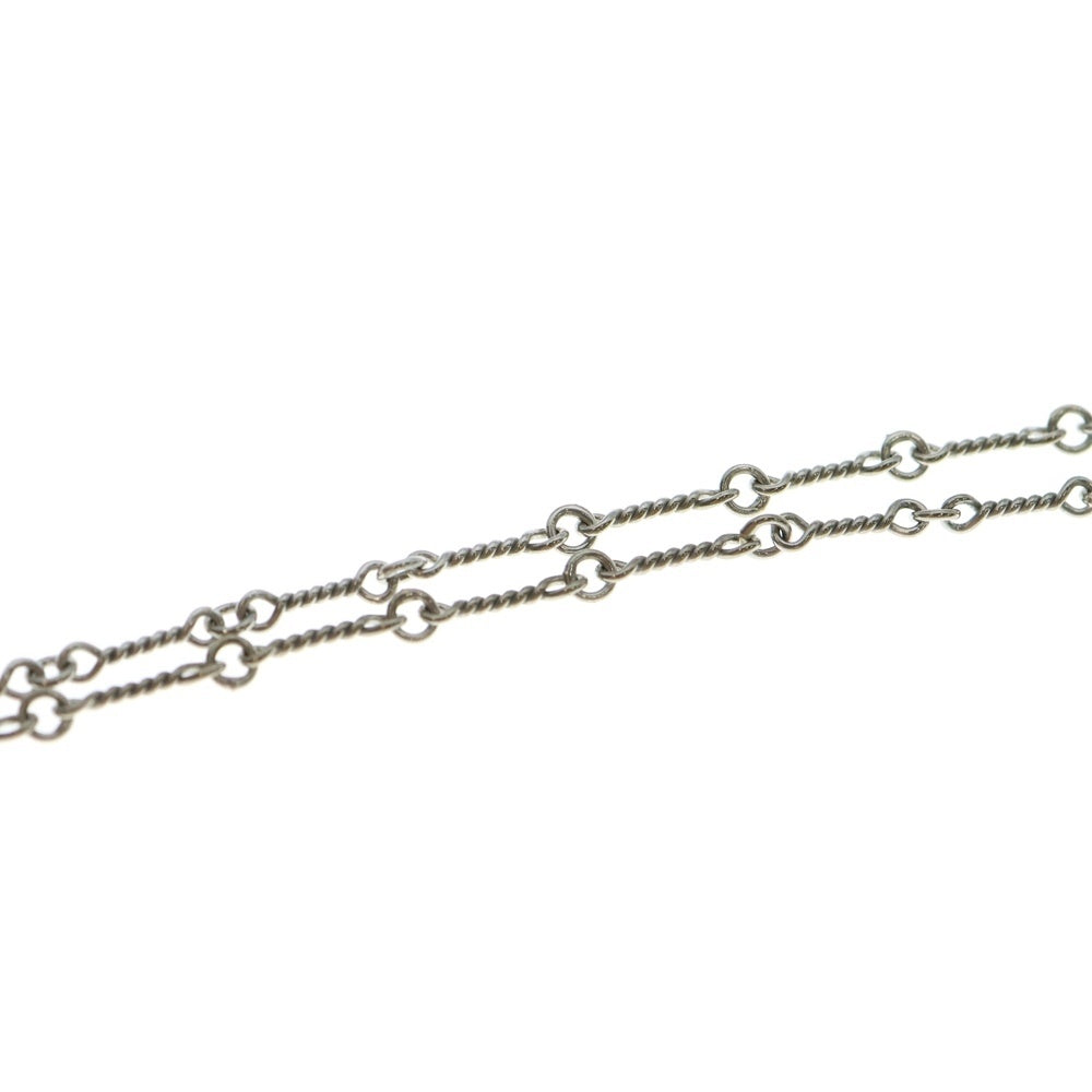CHROME HEARTS(クロムハーツ) 18KWG NECKCHAIN T20 ツイストチェーンネックレス 20inch ホワイトゴールド BCA003