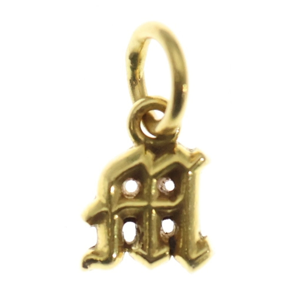 CHROME HEARTS(クロムハーツ) 22K STACK ALPHABET アルファベットスタックチャーム Mイニシャル ペンダントトップ ゴールド