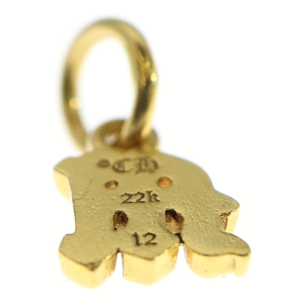 CHROME HEARTS(クロムハーツ) 22K STACK ALPHABET アルファベットスタックチャーム Mイニシャル ペンダントトップ ゴールド