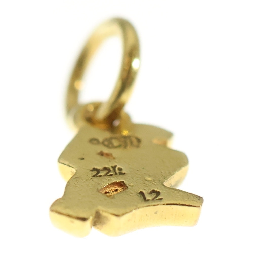 CHROME HEARTS(クロムハーツ) 22K STACK ALPHABET アルファベットスタックチャーム Rイニシャル ペンダントトップ ゴールド