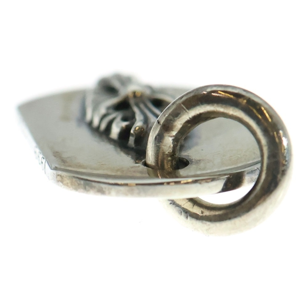 CHROME HEARTS(クロムハーツ) RAISED FLRL DOGTAG レイズドフローラルクロス ドッグタグ ペンダントトップ シルバー BCA302